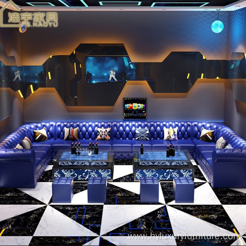 Nightclub Sofa Furniture Modern Leather Booth Seating for Restaurant